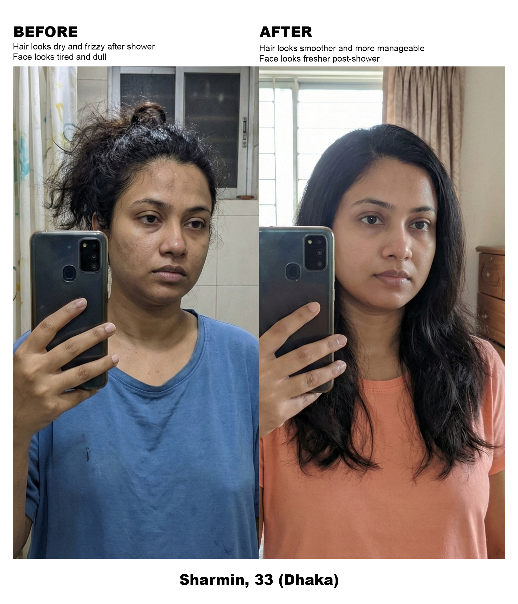 Female, 30s – Hair Texture & Overall Appearance